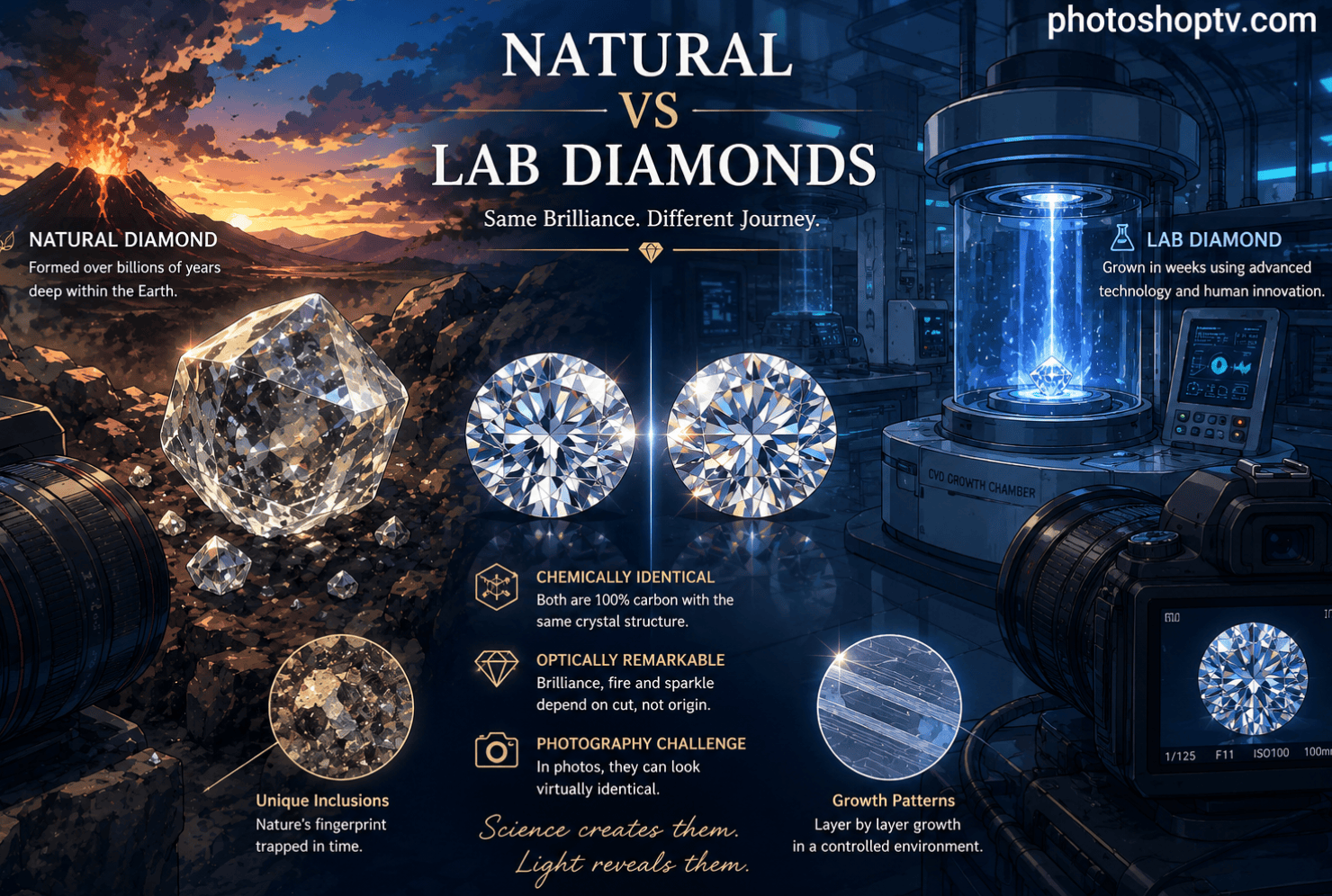 Natural vs Lab Diamonds Natural vs Lab Diamonds