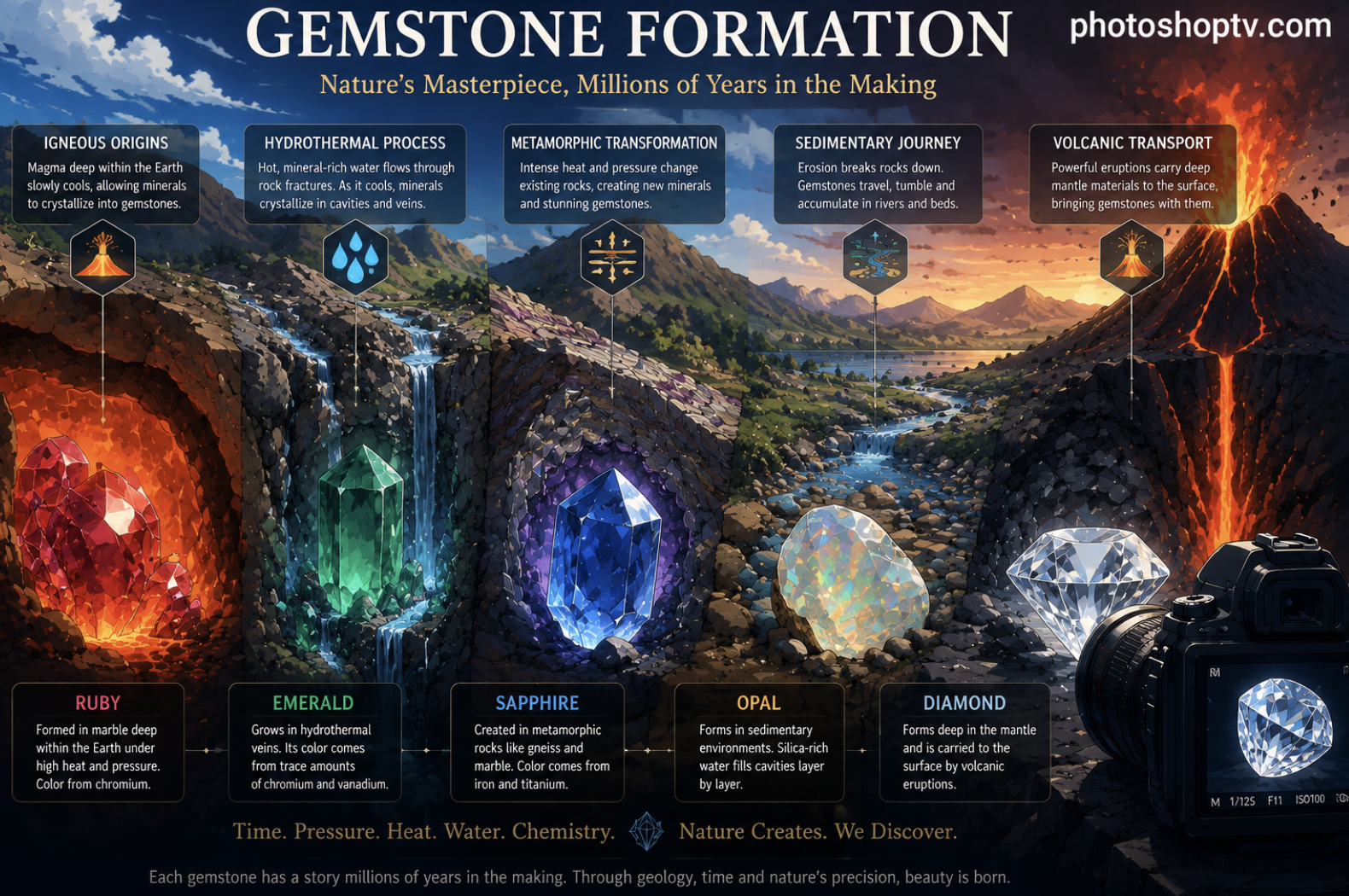 Gemstone-Formation